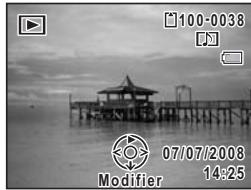 PENTAX M60 - Enregistrement d'un mémo vocal - 5