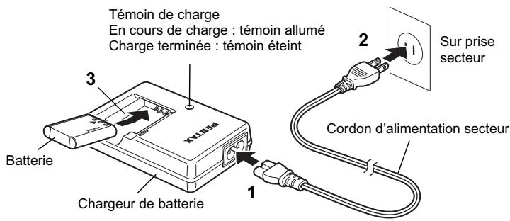 PENTAX M60 - Charge de la batterie - 1