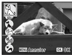 PENTAX M60 - Utilisez le bouton de navigation (▲▼) pour selectionner, , , , , ou. - 1