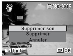 PENTAX M60 - Suppression d'un fichier son - 4