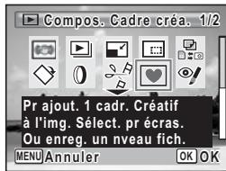 PENTAX M60 - Ajout d'un cadre créatif (Compos. Cadre créé.) - 1
