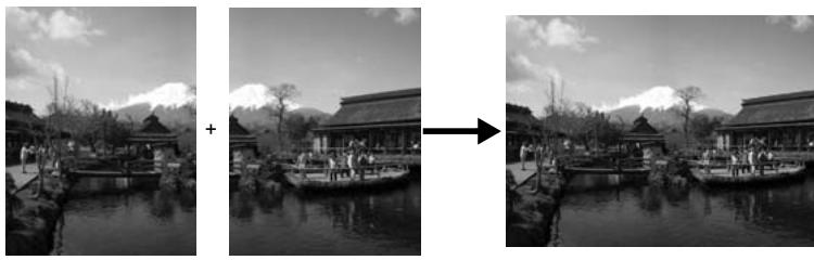 PENTAX M60 - Utilisation de la fonction grand-angle numérique (mode grand-angle numérique) - 1