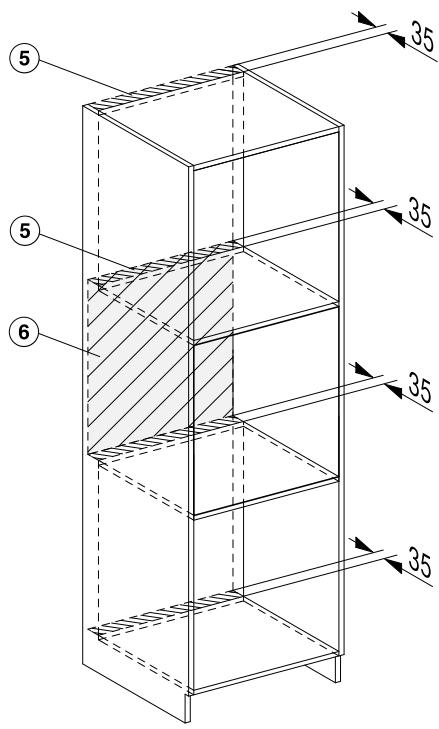 MIELE 7645HCPRO - Plage de déplacement du bandeau - 4