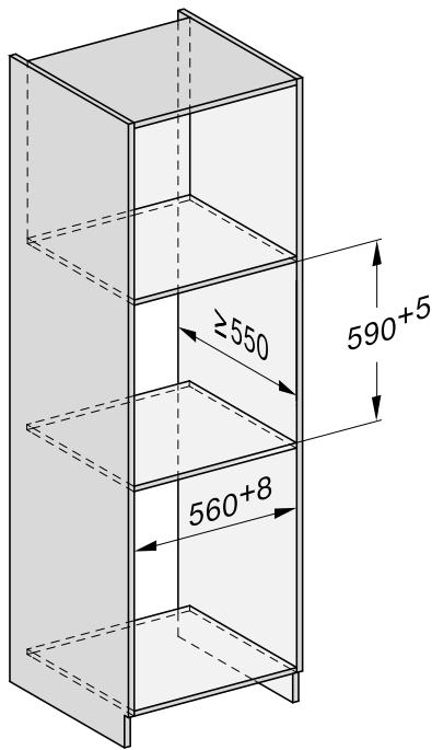 MIELE 7645HCPRO - Encastrement dans un meuble haut - 1