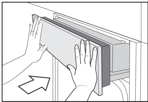 MIELE 7645HCPRO - Fermeture manuelle du bandeau - 1