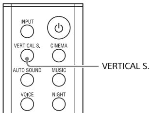 SONY HTX8500 - Sélection du réglage de l'effet sonore - 1