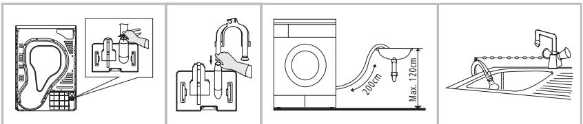 JOYAL WN - De condenssslang installeren (voor directe afvoervan condenswater) - 1