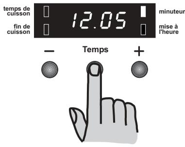 FAURE FOB481X - Pour effacer le minuteur: - 1