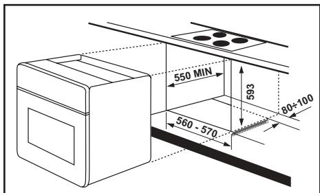 FAURE FOB481X - Mise en place de l'appareil - 4