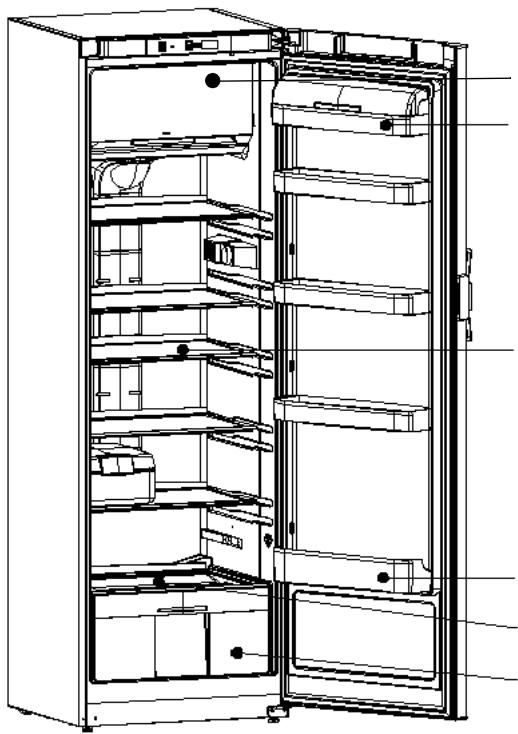 BRANDT BSF2266BWC - Rangement des aliments dans votre réfrigerateur - 2