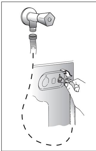DE DIETRICH DUZ 1585i BLANC - IMPORTANT: DO NOT TURN THE TAP ON AT THIS TIME. - 3