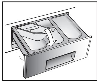 DE DIETRICH DUZ 1585i BLANC - TIROIR A LESSIVE - 2