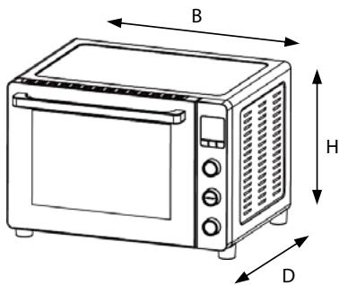ELECTROLUX MINI FOURES046DIGIT - SPECIFICATIONS - 1
