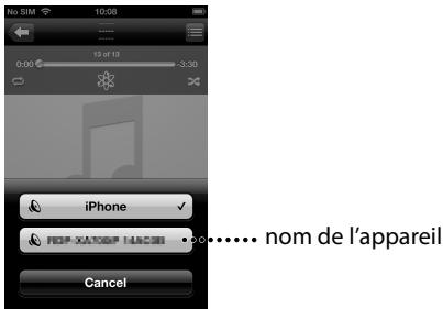 SONY RDPXA90OIP - Ecoute avec la fonction AirPlay - 3