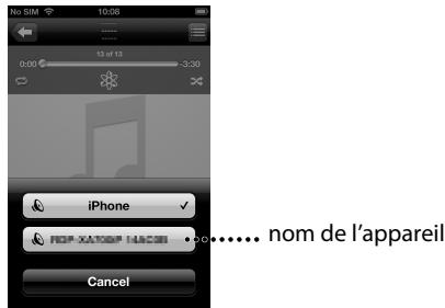 SONY RDPXA90OIP - Ecoute avec la fonction AirPlay - 2
