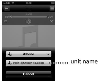 SONY RDPXA90OIP - Listening via AirPlay - 2