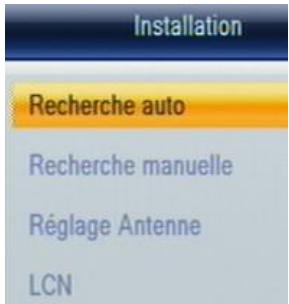 CGV 70024 - Menu Installation - 2