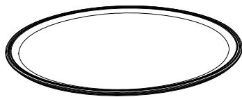 DE DIETRICH DME 1140 X INOX - Le plateau tournant (fig3): - 3