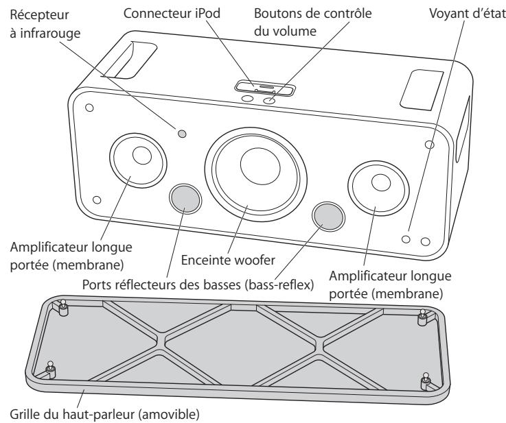 APPLE IPOD HIFI M9867ZR/A - Vue de face de l'iPod Hi-Fi - 1