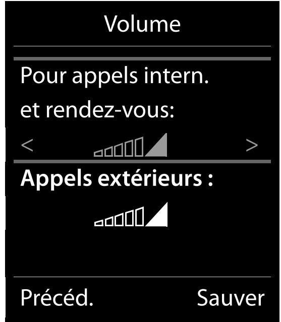 GIGASET CLE60HX - Volume de sonnerie - 2