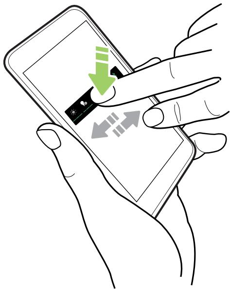 HTC UPLAYNOIR32GO - Déplacer un élément de l'écran d'accueil - 1