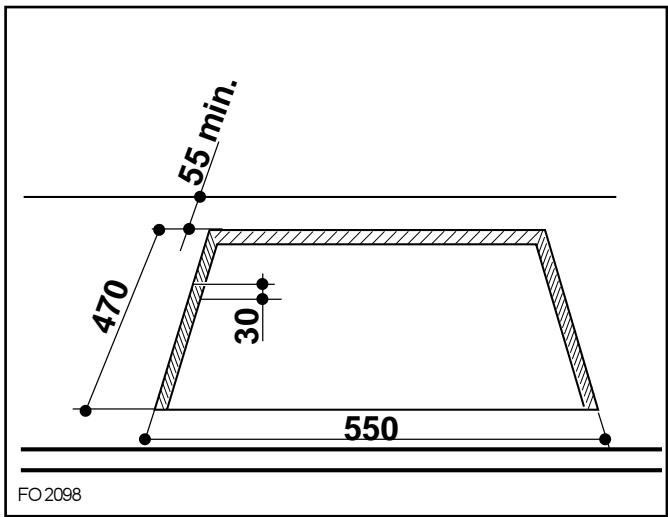 FAURE CPG 106 T T.FRANCE - Côtés d'encastrement (Fig. 5-6) - 3