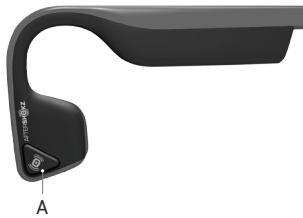 AFTERSHOKZ AS600IG - Volume + / Bouton d'alimentation (B); Volume - (C) - 1