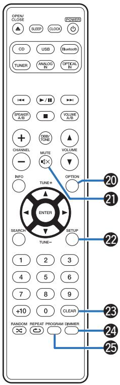MARANTZ MICROMCR412 - Télécommande - 5