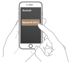 MARANTZ MICROMCR412 - Écouter de la musique via Bluetooth - 4