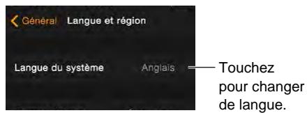 APPLE DEMO38ROOR - Changer de langue et d'orientation - 1