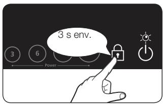 SAMSUNG CTI 613 GIN NOIR - Activation/désactivation de la sécurité enfants - 1