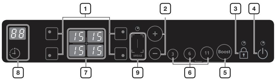 SAMSUNG CTI 613 GIN NOIR - ZONES DE CUISSON - 2