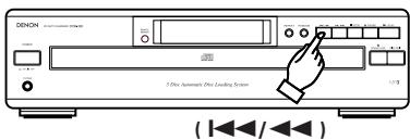 DENON DCM-280 - Recherche manuelle en arrêt - 1
