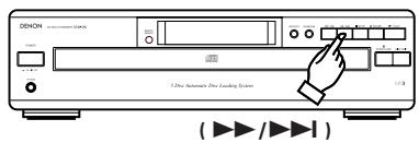DENON DCM-280 - Recherche manuelle en sens avant - 1