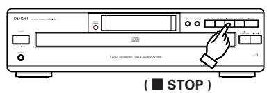 DENON DCM-280 - Pour arrêter la lecture - 1