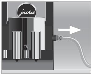 JURA Z8_DIAMOND_BLACK_K - Démontage et rincege de l'écoulement combiné - 1