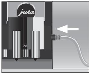 JURA Z8_DIAMOND_BLACK_K - Raccordement du lait - 1