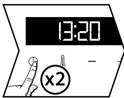 DARTY DOP7230A - ÄNDERUNG DER UHRZEIT - 2