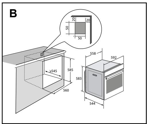 DARTY DOP7230A - KEUZE VAN DE PLAATSING EN INBOUW - 5