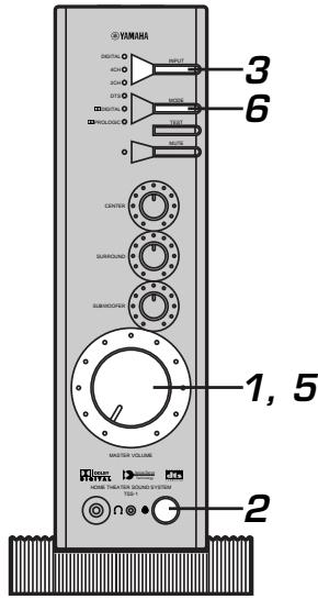 YAMAHA TSS-10S - Lecture d'une source - 1