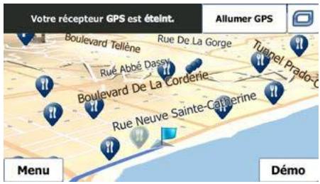 MAPPY ULTiX580 - Désiminer un nouveau point de départ de l'itinéraire - 7