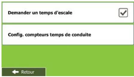 MAPPY ULTiX580 - Définition du temps d'attente aux étapes - 3