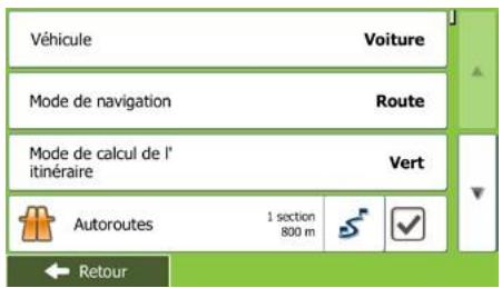 MAPPY ULTiX580 - Sur l'écran Carte, touchez - 1