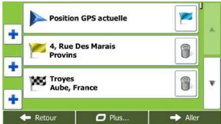 MAPPY ULTiX580 - Créer un itinétaire à partir de la liste de destinations (Créer itinétaire) - 3