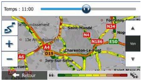 MAPPY ULTiX580 - Informations sur la circulation dans la planification d'itinéraire - 1