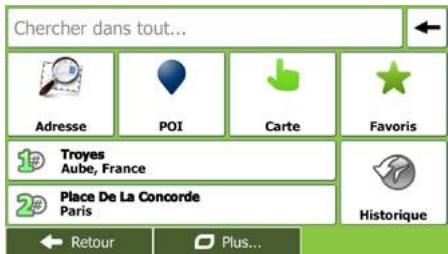 MAPPY ULTiX580 - Créer un itinétaire à partir de la liste de destinations (Créer itinétaire) - 2