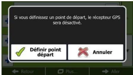 MAPPY ULTiX580 - Désiminer un nouveau point de départ de l'itinéraire - 4