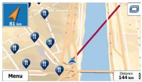 MAPPY ULTiX580 - Navigation en mode hors route - 1