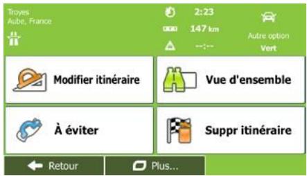 MAPPY ULTiX580 - Options de l'itinétaire - 1