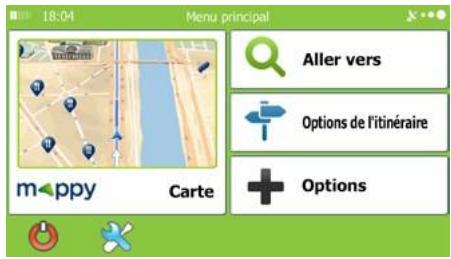 MAPPY ULTiX580 - Menu de Navigation - 1